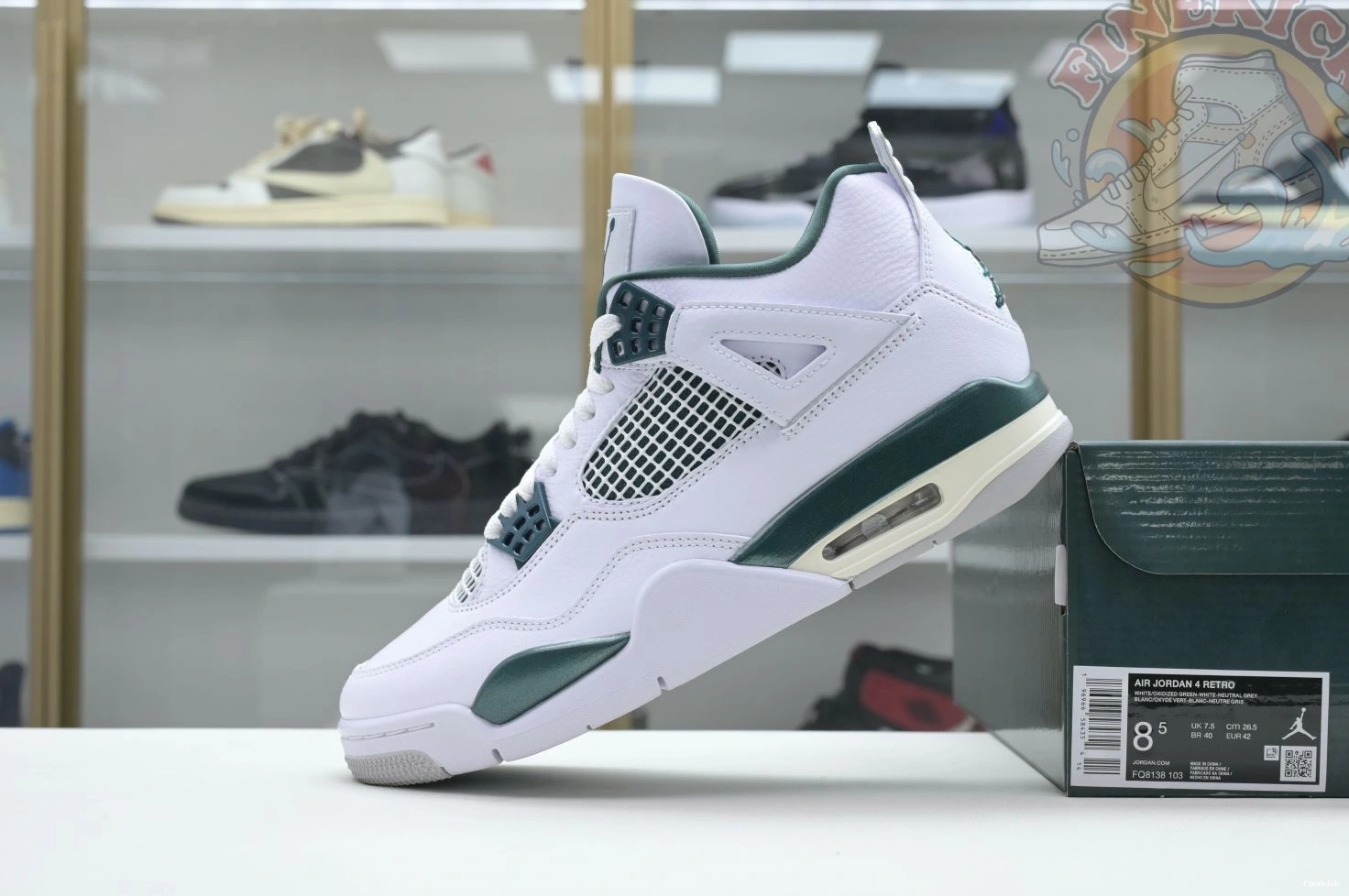 4 Oxidized Air Jordan Green 0807